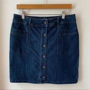 Prana jeans skirt size 8